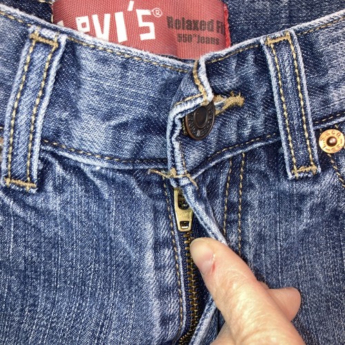 Levis 550 Relaxed Loose Baggy Straight Jeans Jungen 10 Slim Blau 100% Baumwolle Denim - Bild 5 von 13