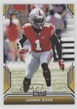 2019 Leaf Draft Gold Johnnie Dixon #40 2u3