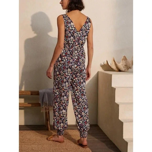 Neu mit Etikett Boden Cecilia Jumpsuit – marineblau geblümt US-Größe 2 - Bild 2 von 12