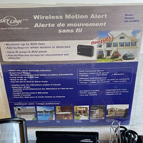 Skylink Long Range Household Alert Motion Alert Set (HA-434RTL) + Extras - Picture 9 of 13