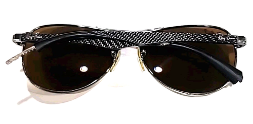 Gafas de sol Ray Ban RB8313 Gunmetal fibra de carbono aviador 58-13 puntas agrietadas LEER - Imagen 13 de 16