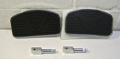 De.Soul Rear Passenger Footboard Floorboard for Kawasaki Vulcan1500 VN1500(20cm)