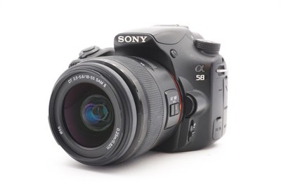 Sony Alpha A58 DSLR Kamera Kit 18-55mm - Bildstabilisator defekt   Refurbished