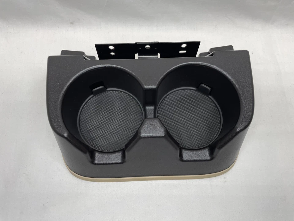 2007 - 2014 TAHOE YUKON SUBURBAN AVALANCHE CENTER CONSOLE REAR CUP HOLDER TAN OE - Image 2 of 4