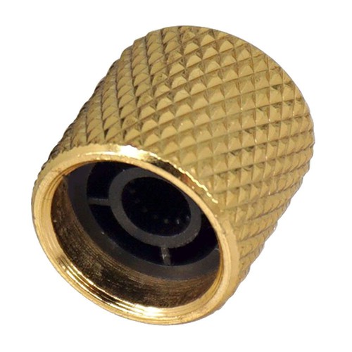 Gold Dome Tone Knobs for Electric Guitar/Bass Pack of 4 Volume Buttons - Picture 4 of 13