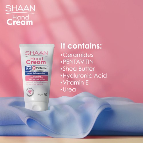Shaan Crema Mani con Burro di Karitè e PENTAVITINA per Pelle Secca Screpolata - 50gr - Foto 4 di 4