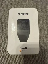 Trezor Hardware Wallet Safe 3 Crypto Secure Element Bitcoin Only Orange Oled 2FA