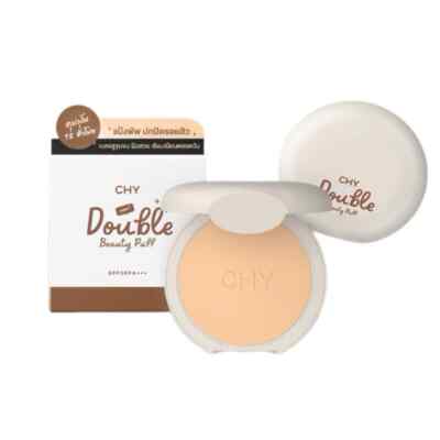 CHY Double Beauty Puff Pressed Powder Hybrid Foundation Facial SPF30 PA+++ 7g