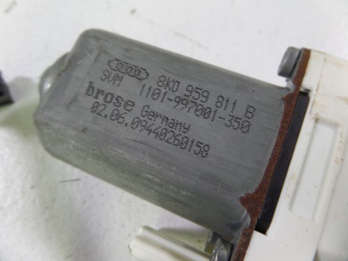 09-11 Audi A6 S6 C6 Rear Left Power Window Motor TESTED 8K0959811B 10 - Picture 3 of 9