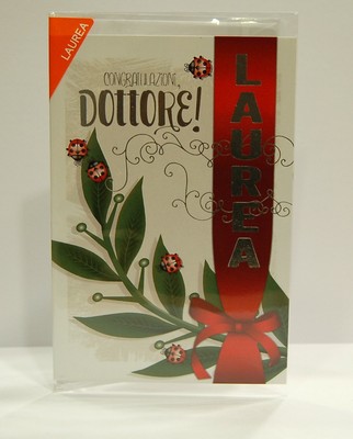 Biglietto Auguri Laurea Dottore Con Frase Ebay