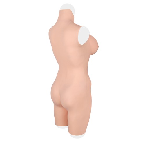 Realistic Breast Forms Silicone D Cup Body Suit Fake Vagina Fake Boob Drag Queen - Picture 3 of 17