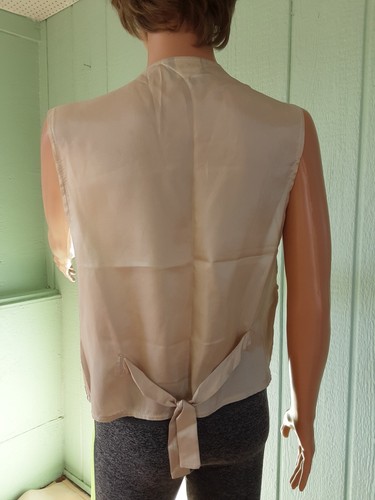 Chaleco de Navidad tapiz Facets By Mirrors #45 para mujer etiquetas nuevas talla L beige - Imagen 4 de 13
