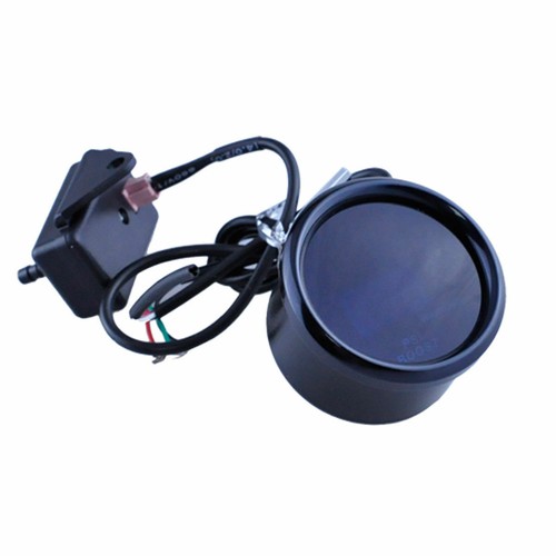 Kit de medidor de refuerzo de coche azul lectura digital montaje en T 2" 52 mm -14 pulgadas de alto a 30 PSI - Imagen 4 de 5