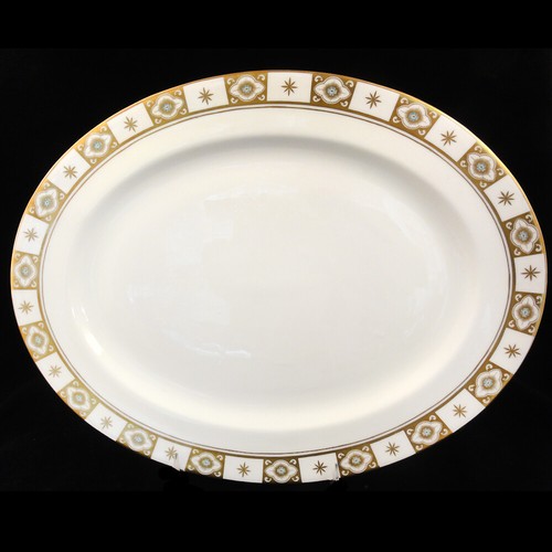 BELMONT by Aynsley Oval Platter 15.75" long NEW NEVER USED made England - Picture 1 of 2