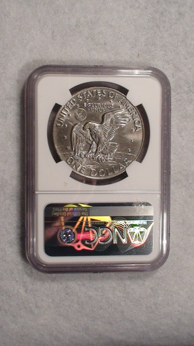 1974 EISENHOWER Dollar NGC MS65 GEM UNCIRCULATED IKE $1 Coin BUY IT NOW! - Picture 2 of 4