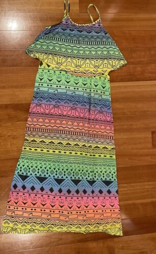 Flowers By Zoe Tie-Dye Girls Dress Size Small - Picture 3 of 4