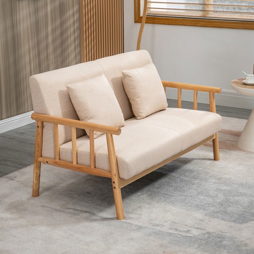 2 Seater 48" Couch Loveseat Sofa Bedroom Furniture for Small Spaces Living Room - Picture 7 of 11