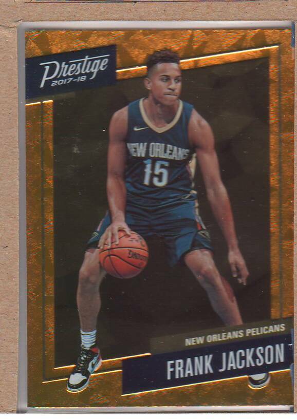 Frank Jackson 30 2017-18 Panini Prestige Micro Etch Rookies Orange