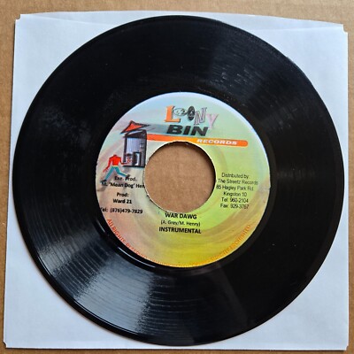 VYBZ KARTEL Licky Licky/War Dowg REGGAE 45 7
