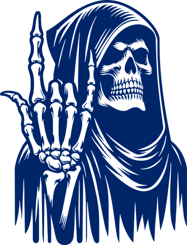 Grim Reaper Image Quality Vinyl Decal Sticker 43 different colors available - Picture 24 of 45