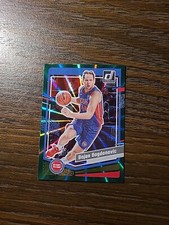 2023 Panini Donruss #133 Bojan Bogdanovic Green Laser Detroit Pistons
