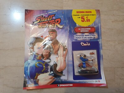 Action Figure Street Fighter Personaggi da Collezione n 1 Ryu De Agostini