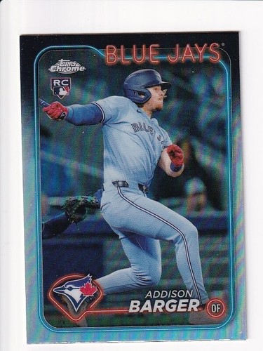 2024 Topps Chrome Update Addison Barger Refractor Toronto Blue Jays RC #USC159