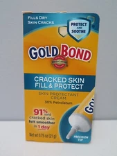 Gold Bond Medicated Cracked Skin Cream 0.75 oz., Fill & Protect Skin Protectant