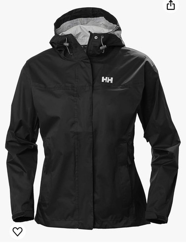 ๐ Helly Hansen Women's Jacket Coat Scandza Light HOE12272 Blk LARGE ๐