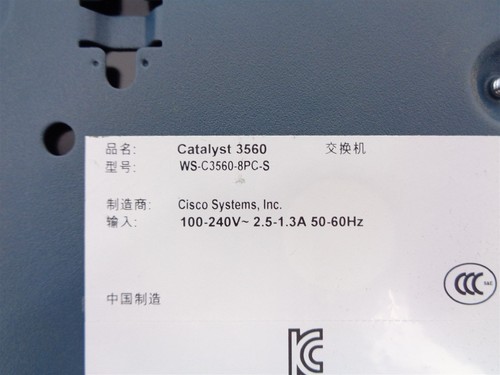 Cisco Catalyst WS-C3560-8PC-S Switch 15.0 IOS Rack Mounts 3560 5-YEAR WARRANTY! - Picture 4 of 5