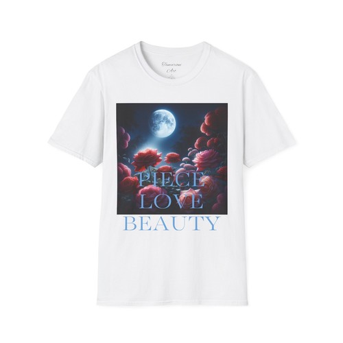 Unisex T-Shirt Clothes with Flowers Roses Print t-shirt for Women - Picture 6 of 49