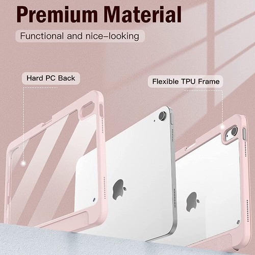 Smart Case For 2025 NEW iPad Air 11" M3/ iPad Pro 11 inch 2024 Clear Back Cover - Picture 37 of 75