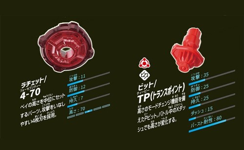 TAKARA TOMY BEYBLADE X BOOSTER BX-38 CRIMSON GARUDA 4-70TP - Picture 3 of 6