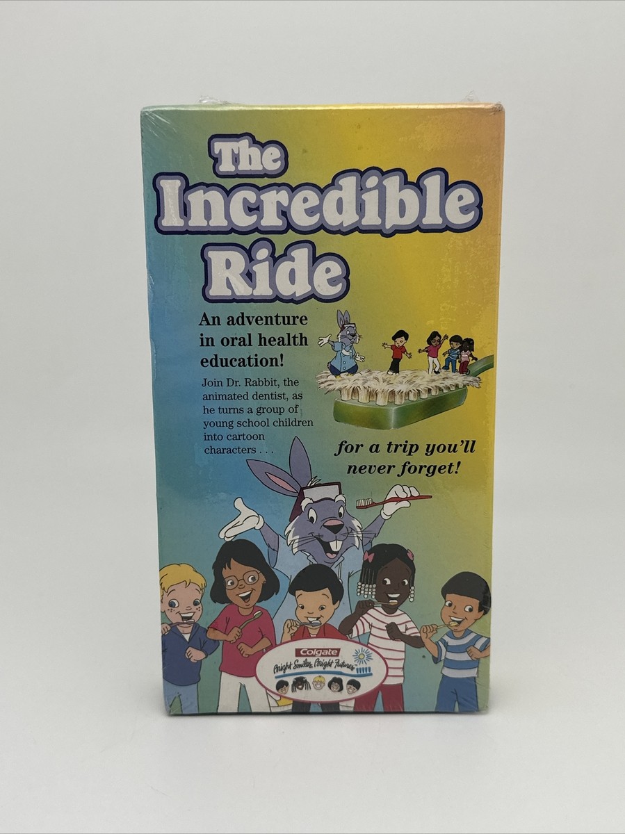 The Incredible Ride Vintage (VHS, 1994) Colgate Rare Kids
