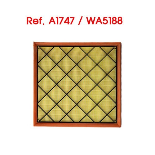 Air Filter Ref. A1747/WA5188 fits Holden Cruze 1.4, 2.0L JH JG, Astra 1.6L BK PJ - Picture 2 of 4
