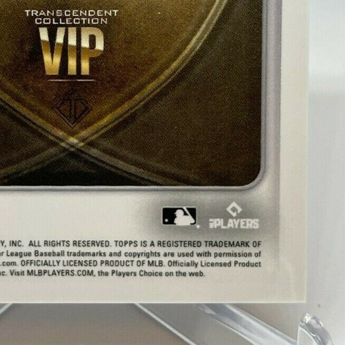 Evan White 2021 Topps Transcendent VIP Party Exclusive Rookie RC 1/1 Mariners - Picture 10 of 10