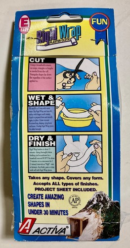ACTIVA Rigid Wrap Plaster Cloth, 4 X 180 inches - Picture 2 of 2