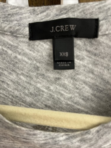 J Crew Women's Grey Top With Golden Details Sleeveless - Picture 3 of 3
