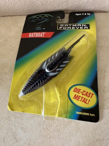 Batman Forever Die-Cast Car Set Batmobile - Batwing - Batboat - Due Facce Sigillato - Foto 9 di 10