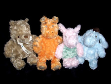 Disney Baby Winnie the Pooh LOT of 4 SET Tigger Eeyore Piglet Plush Stuffed