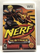 Nerf N-Strike - Nintendo Wii Game - 4 Player - Complete -Tested - Free Ship