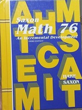 Saxon Math 7/6: Student Edition 2002 by SAXON PUBLISHERS