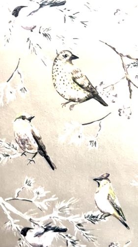 Luxe Velvet Fabric Floral Pigeon Design 54" Wide Upholstery Window Craft by Yard - Video 1 of 1