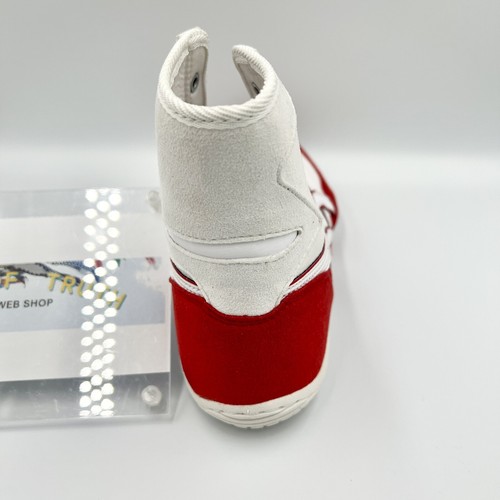 Asics Wrestling Shoes 1083A001 EX-EO special order white x white red edge New - Picture 11 of 16