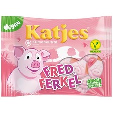 Katjes Fred Ferkel gummy bears VEGAN from GERMANY -175g -FREE SHIPPING