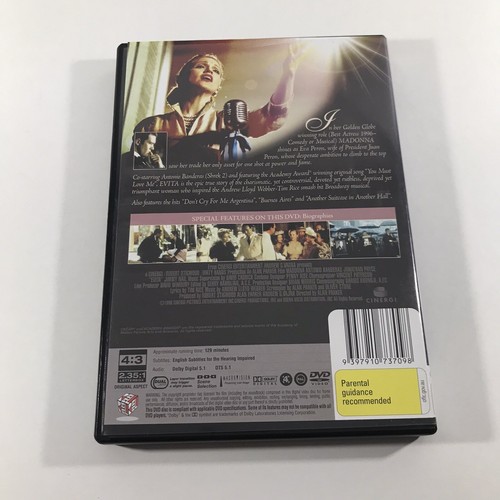 90's Drama Favourites 7 x DVD Movie Bundle Lot R4 Robin Hood Evita Shawshank + - Picture 19 of 24