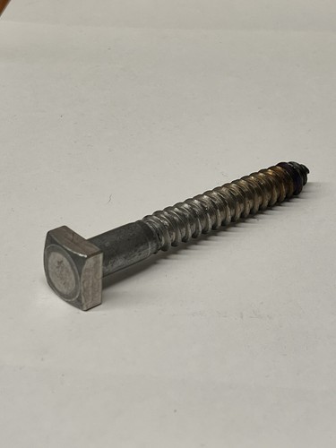 (10) 1/2 x 4 Square Head Lag Bolt Screw Antique (3/4" Square head) 1/2"x4" .50x4 - Picture 4 of 5