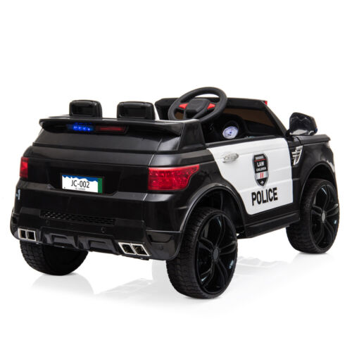12V Kids Police Ride On SUV Car Toys LED Light, Music, Sirens, Remote Control - Picture 4 of 12