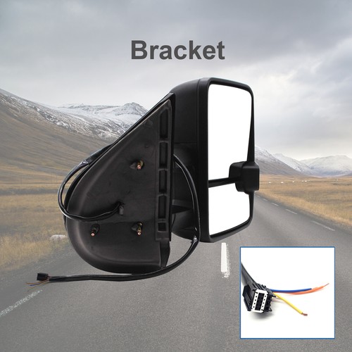 Tow Mirrors for 07~13 Chevy Silverado 1500 2500 3500 Power Heated Smoke Signal - 第 5/11 張圖片