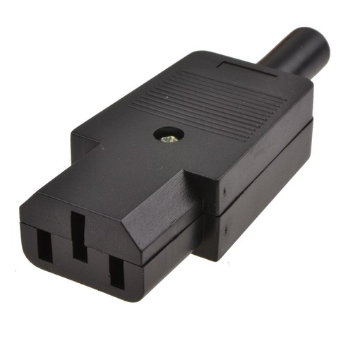 IEC C13 Femelle Inline Démontable Prise Bouilloire Câble Adaptateur Secteur 10A - Photo 10/24